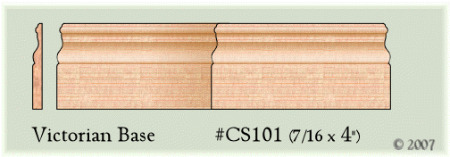 Victorian Base #CS101 (7/16 x 4)