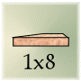 S4S Boards #(1x8) (3/4 x 7 1/4)