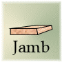 Door Jamb w/Bevel (3/4 x 4 9/16)