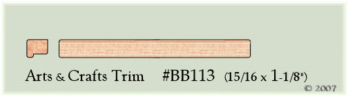 Back Band #BB113 (15/16 x 1 1/8)