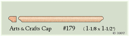 Header Cap #179 (1 1/8 x 1 1/2)