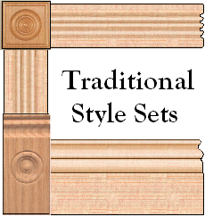 Traditional Wood Mouldings Style Sets